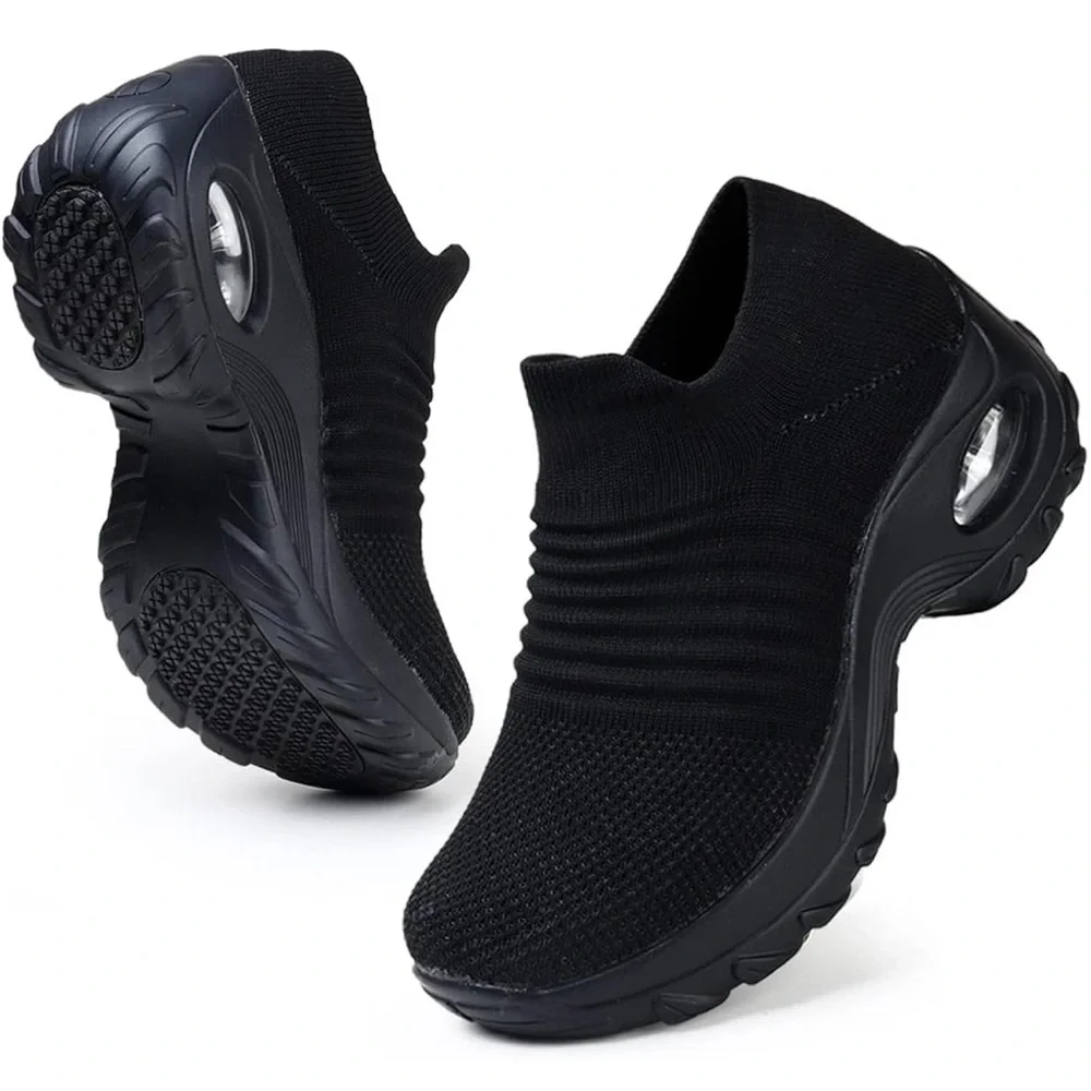 Black‎ Slip-On Jazz Dance 💃 Sneakers